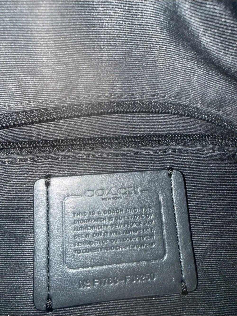 Coach Harley East/West Hobo bag in black pebbled leather & gold. Style F38250